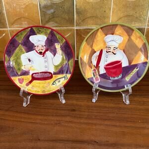 Certified International Individual Dip Dish by Jennifer Brinley 5" Chef Set of 2